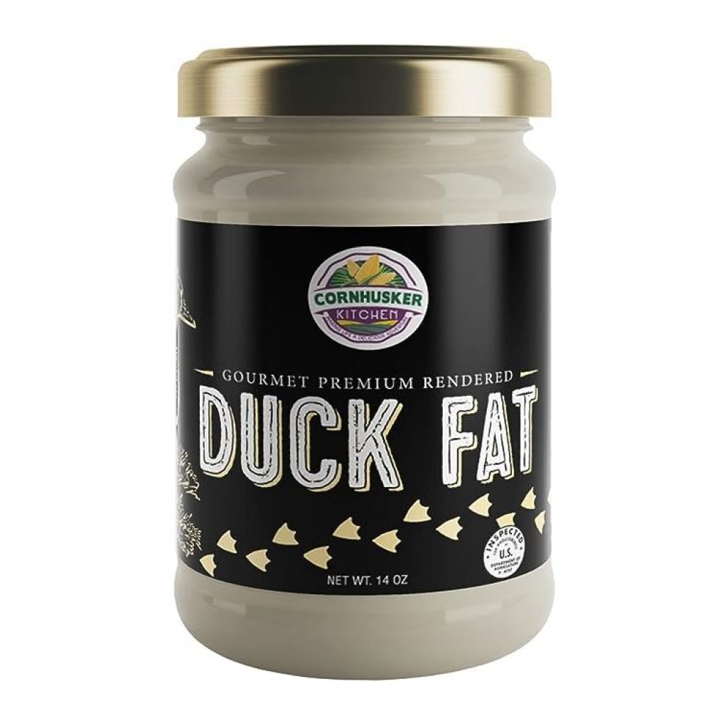 Gourmet Rendered Duck Fat, 14 oz - Premium Cooking Fat