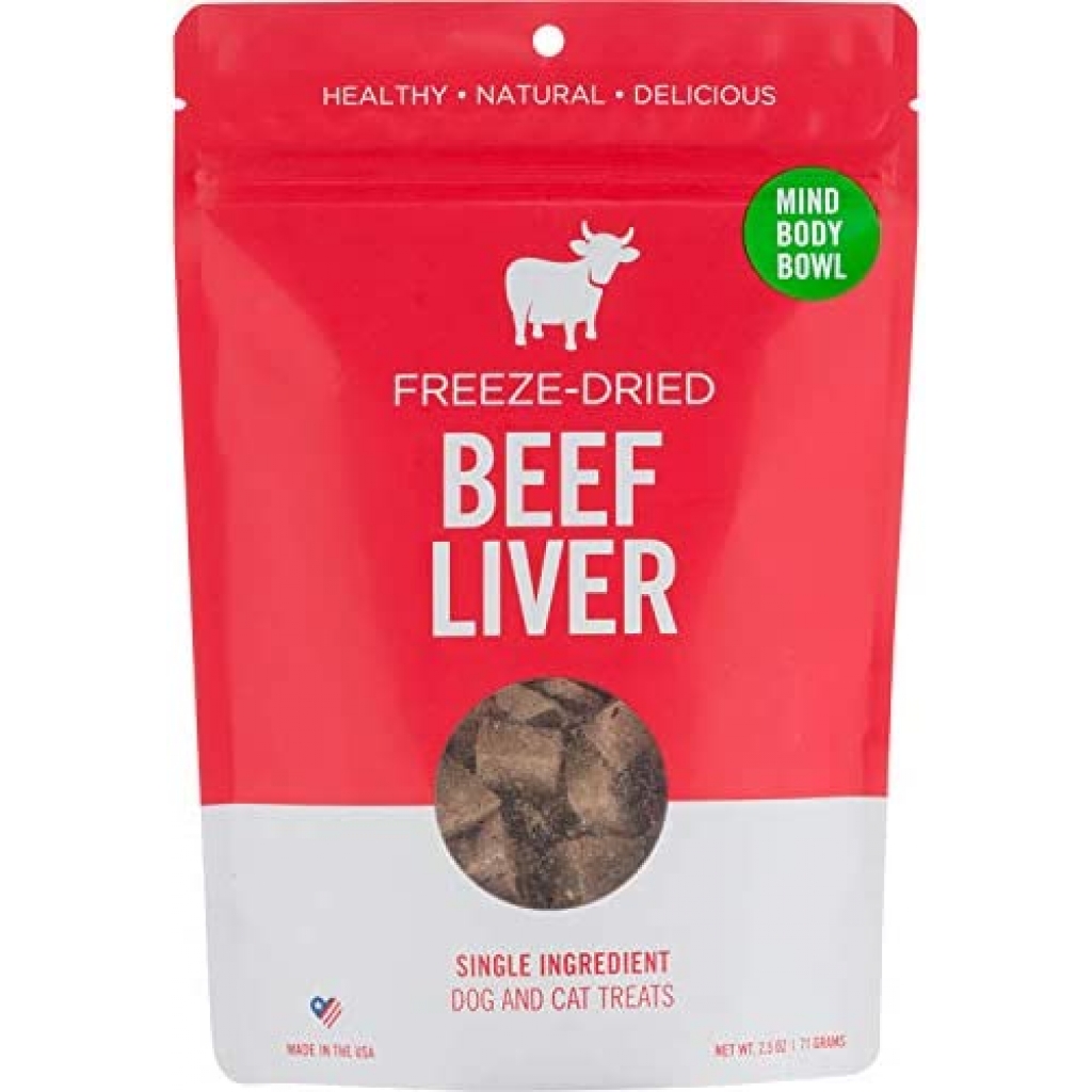 Beef Liver Dog Treat, 2.5 oz