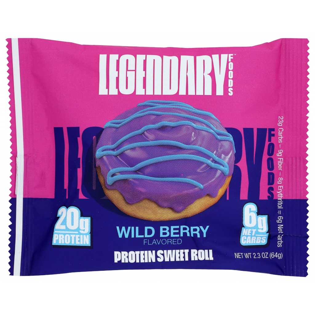 Delicious Protein Sweet Roll in Wild Berry Flavor, 2.3 oz