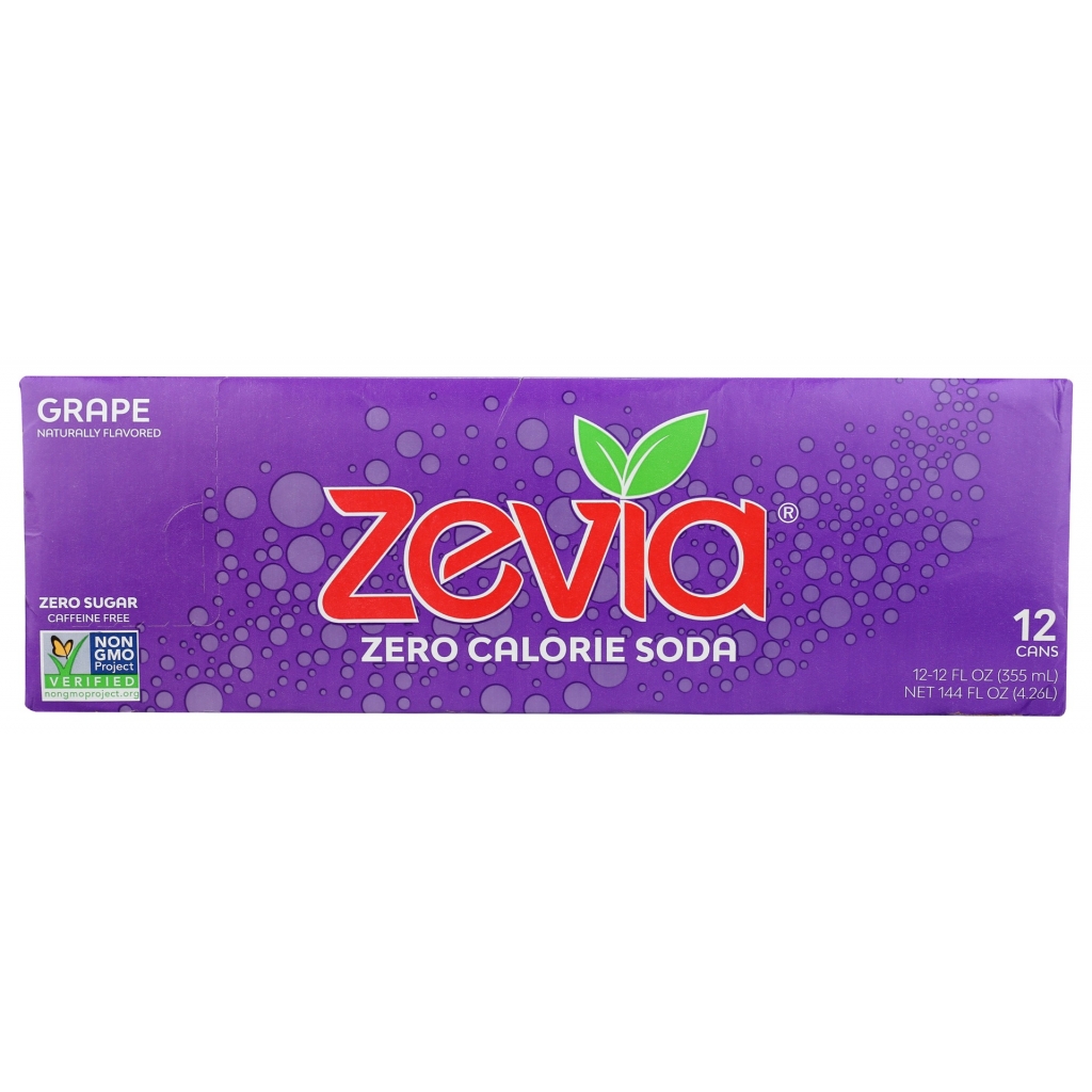 Zero Calorie Grape Soda - Nostalgic Beverage, 144 fl oz