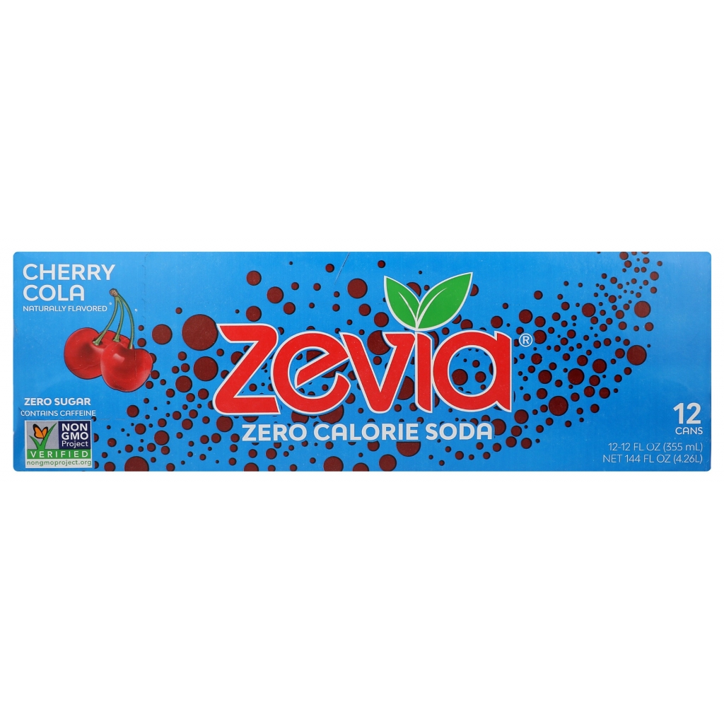 Zero Calorie Cherry Cola Soda - 144 fl. oz