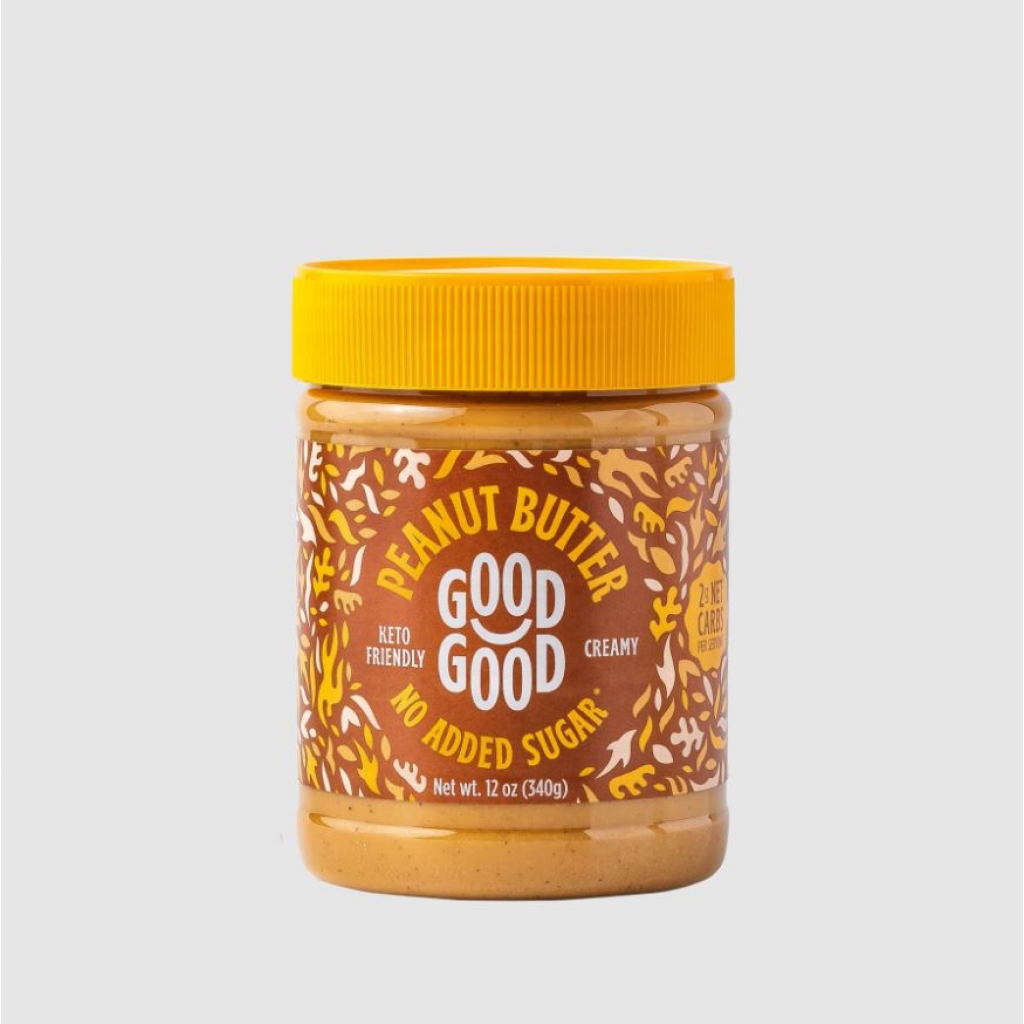 No Sugar Added Creamy Peanut Butter - 12 oz - Rich and Crunchy