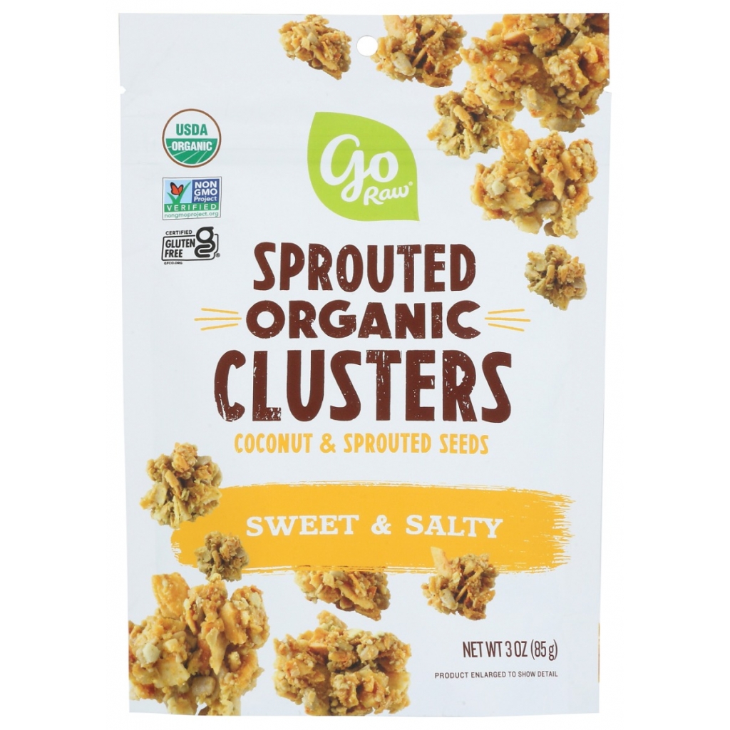 Coconut & Sprouted Seed Clusters - Sweet & Salty Snack, 3 oz