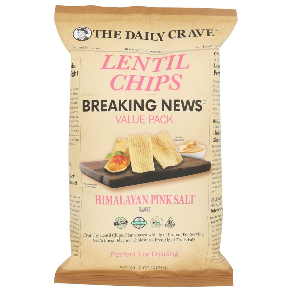 Himalayan Pink Salt Lentil Chips Value Pack - 7 oz