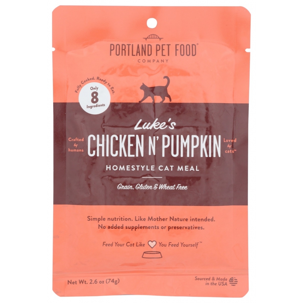 Chicken Pumpkin Cat Meal, 2.6 oz