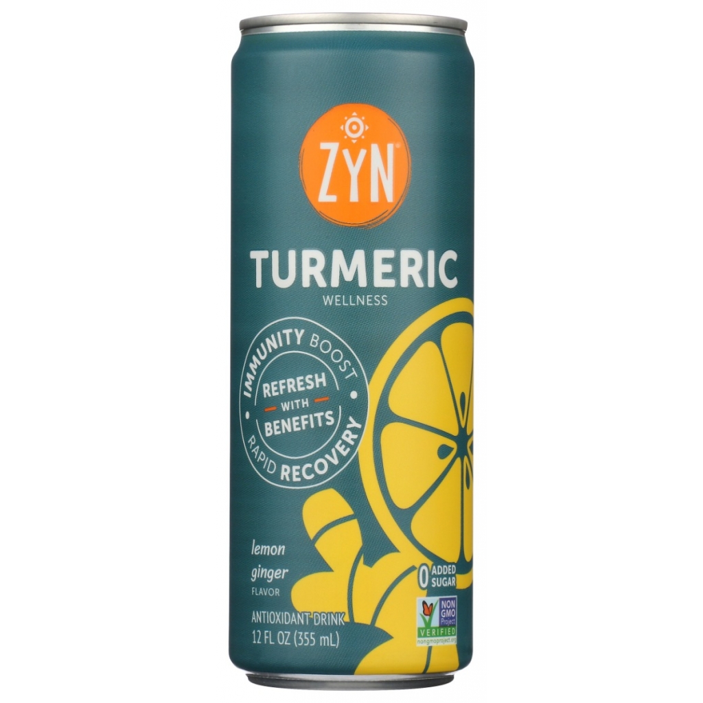 Turmeric Wellness Drink with Lemon and Ginger, 12 fl oz