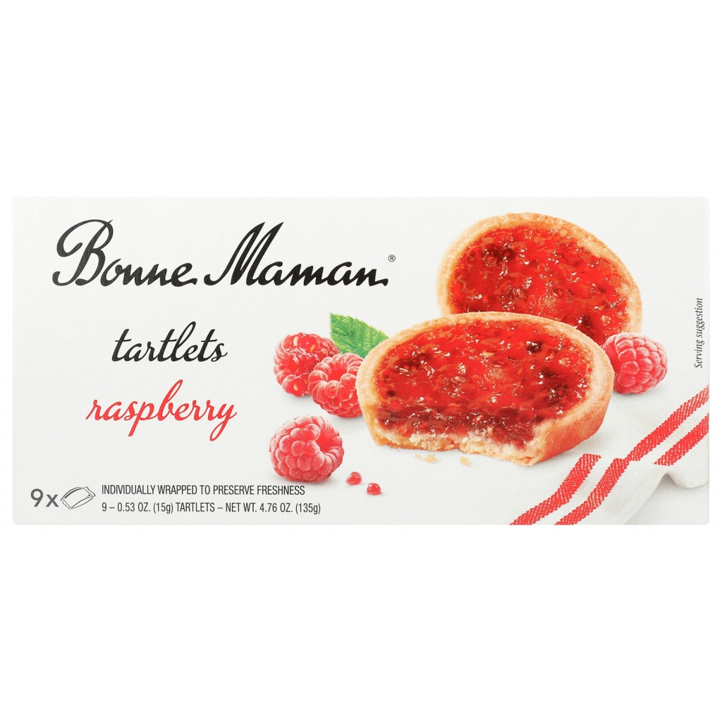 Bonne Maman Raspberry Tartlets, 4.76 oz - Elegant Sweet Treat