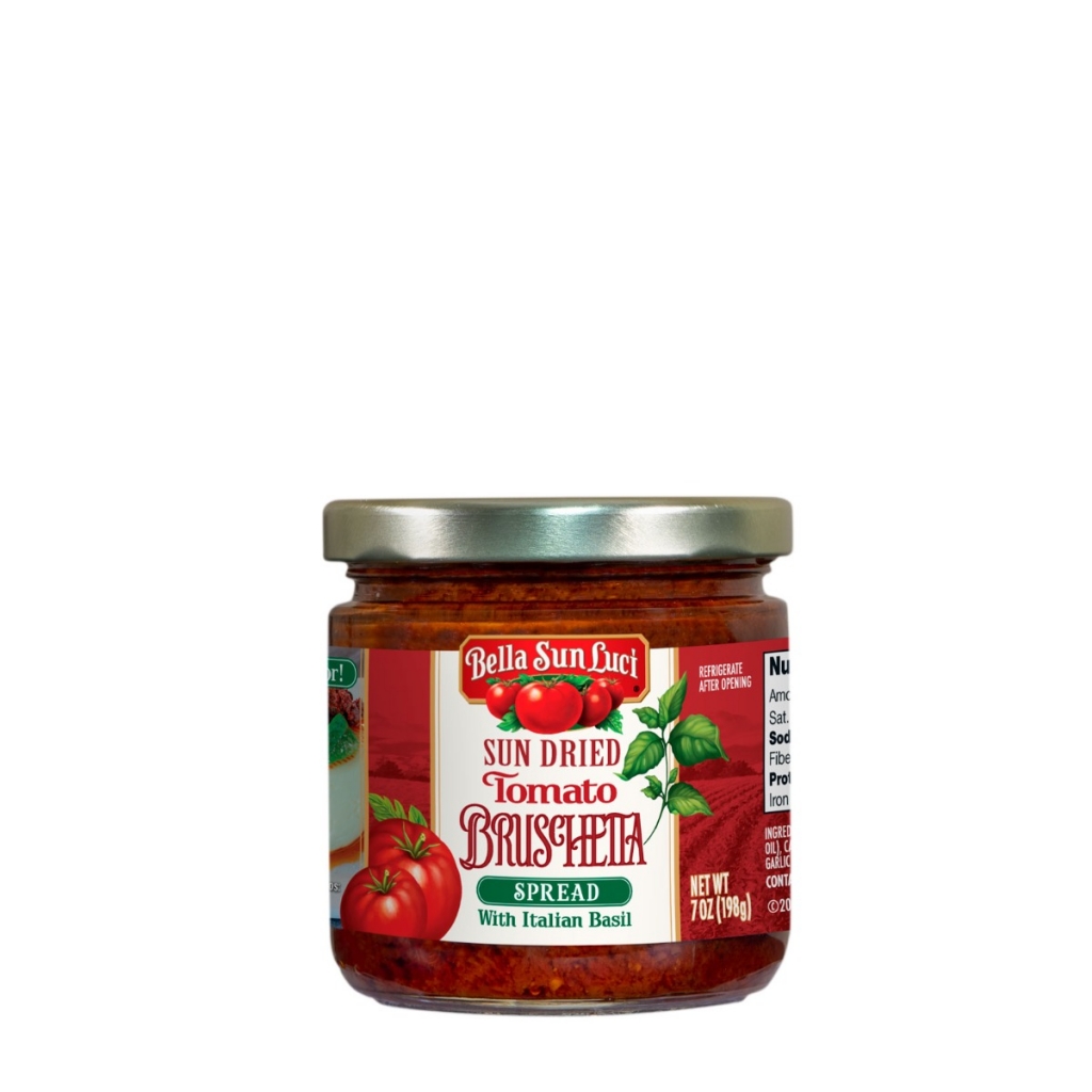 Mediterranean Bruschetta with Basil - 7 oz