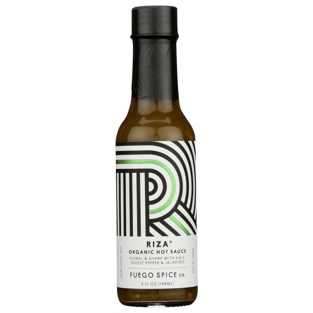 Riza Organic Ghost Pepper Verde Hot Sauce