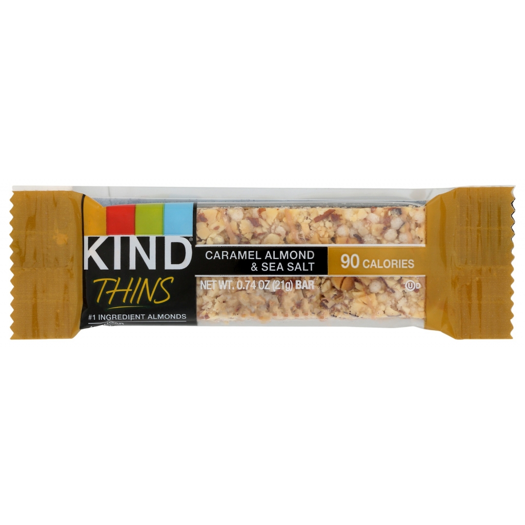 KIND THINS Caramel Almond & Sea Salt Bar, 0.74 oz