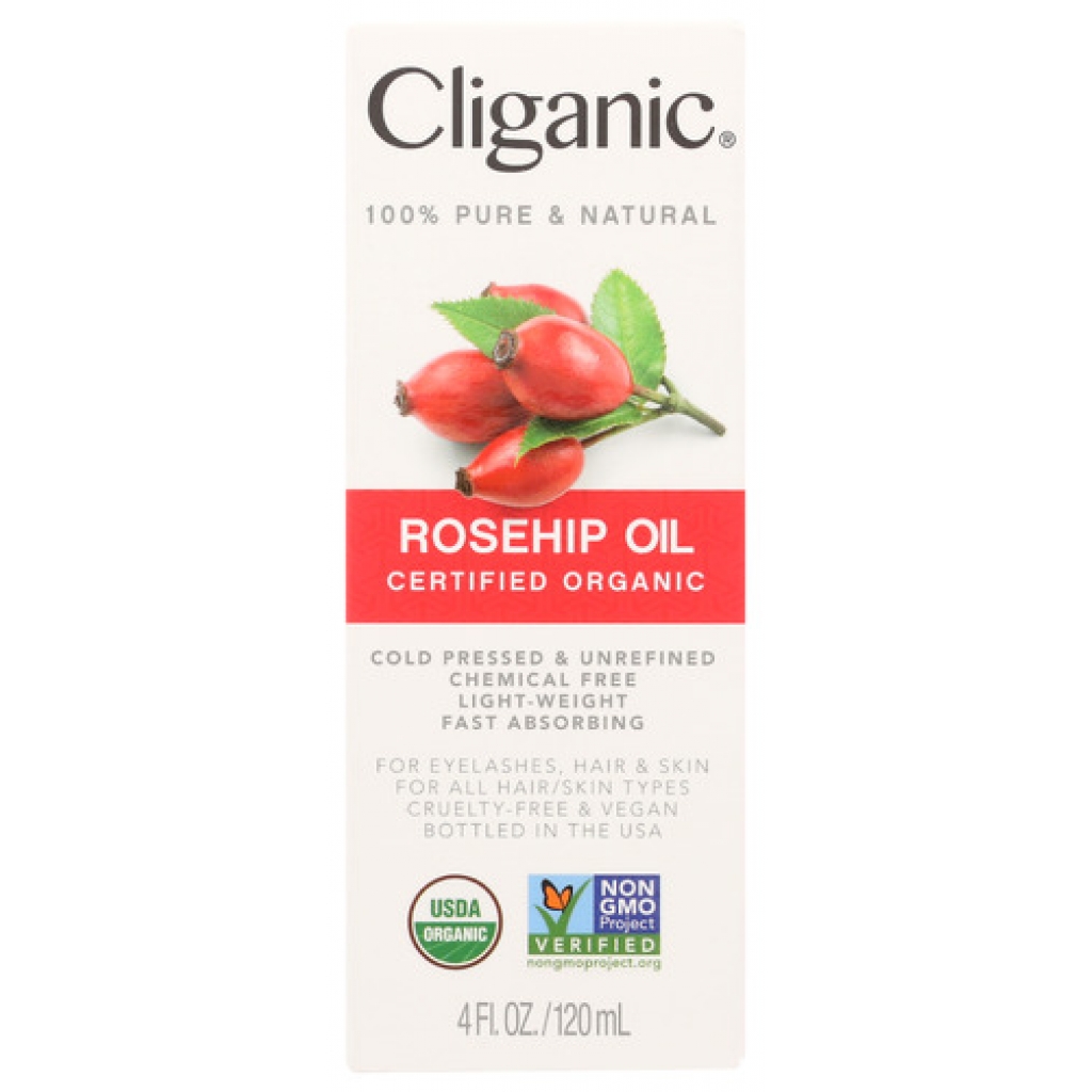 Organic Rosehip Oil, 4 fl oz