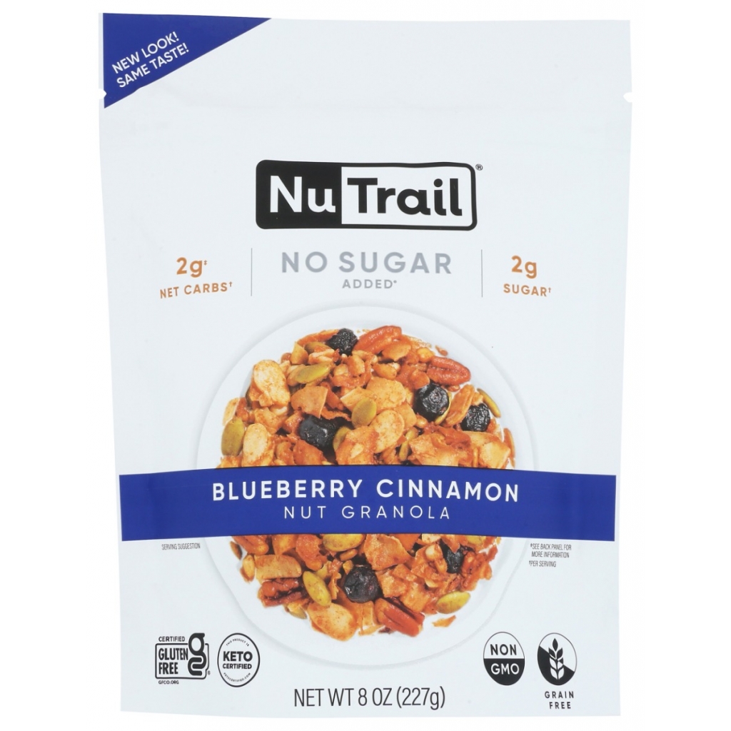 NuTrail Low-Sugar Granola - Blueberry Cinnamon