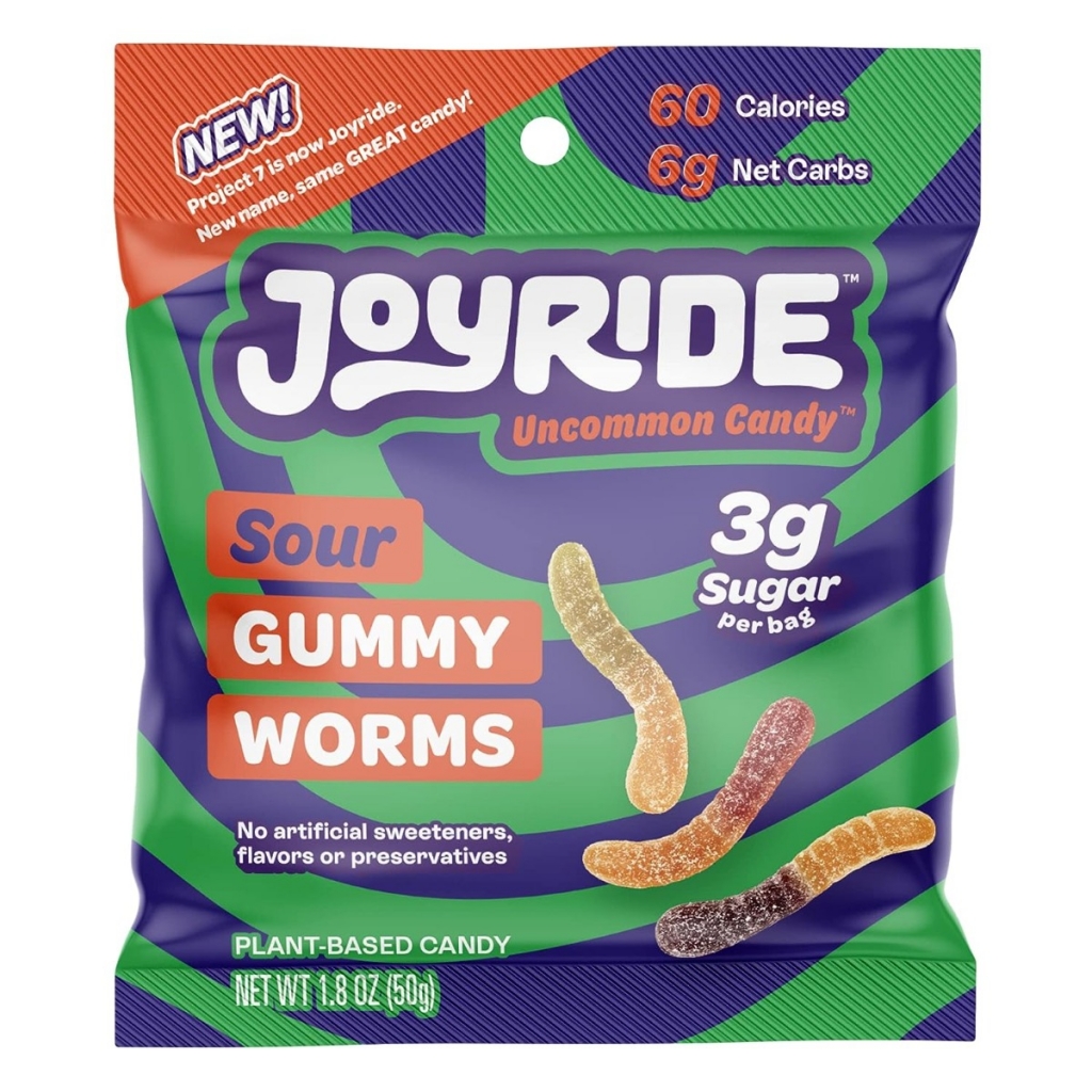 Zero Sugar Gummy Sour Worms - 1.8 oz