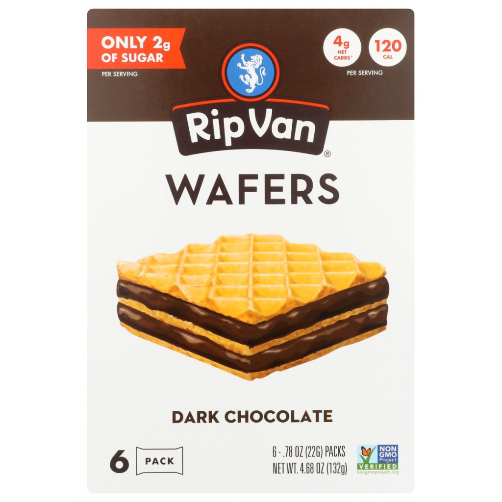 Dark Chocolate Wafer Cookies - 4.68 oz