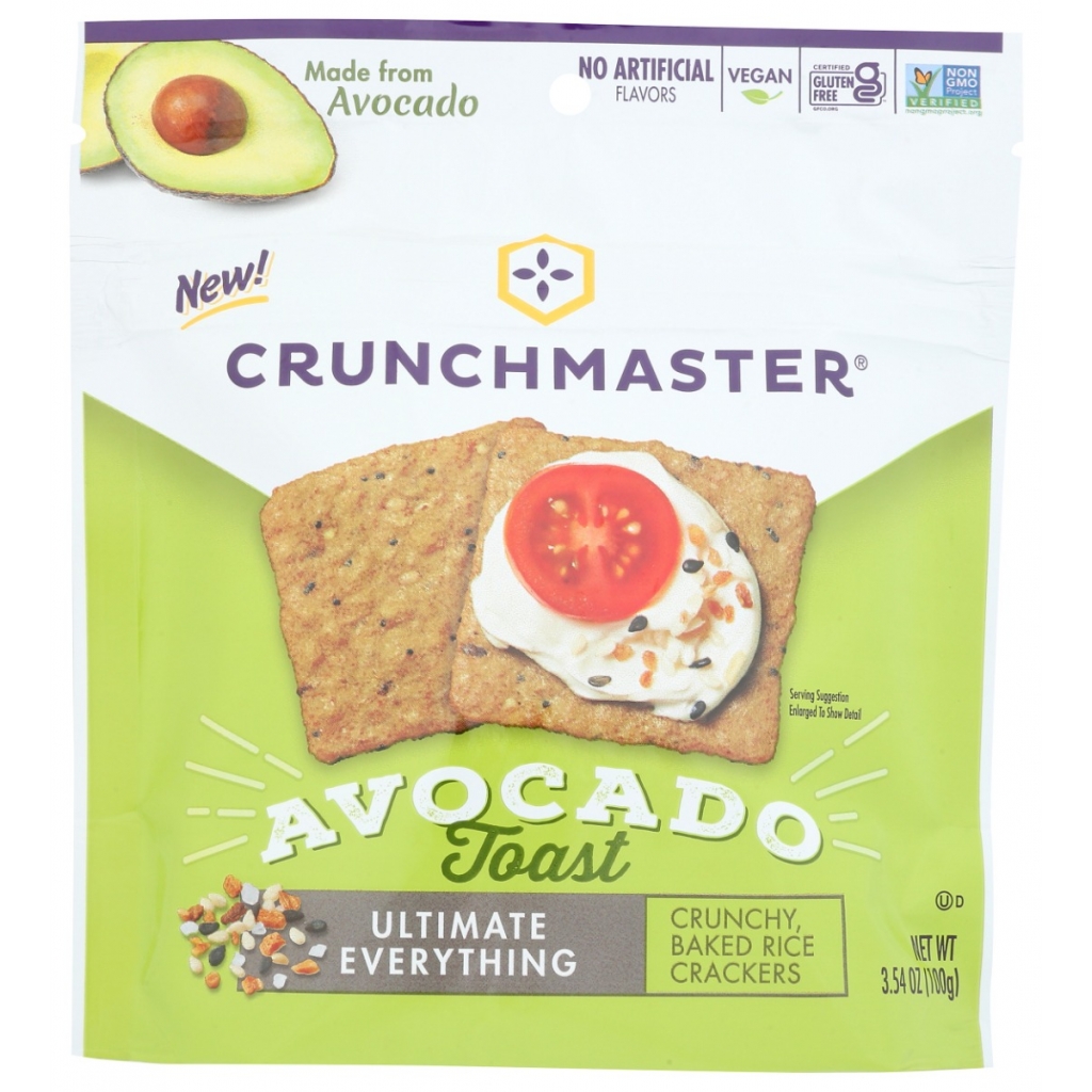 Ultimate Avocado Toast Crackers, Gluten-Free, 3.54 oz