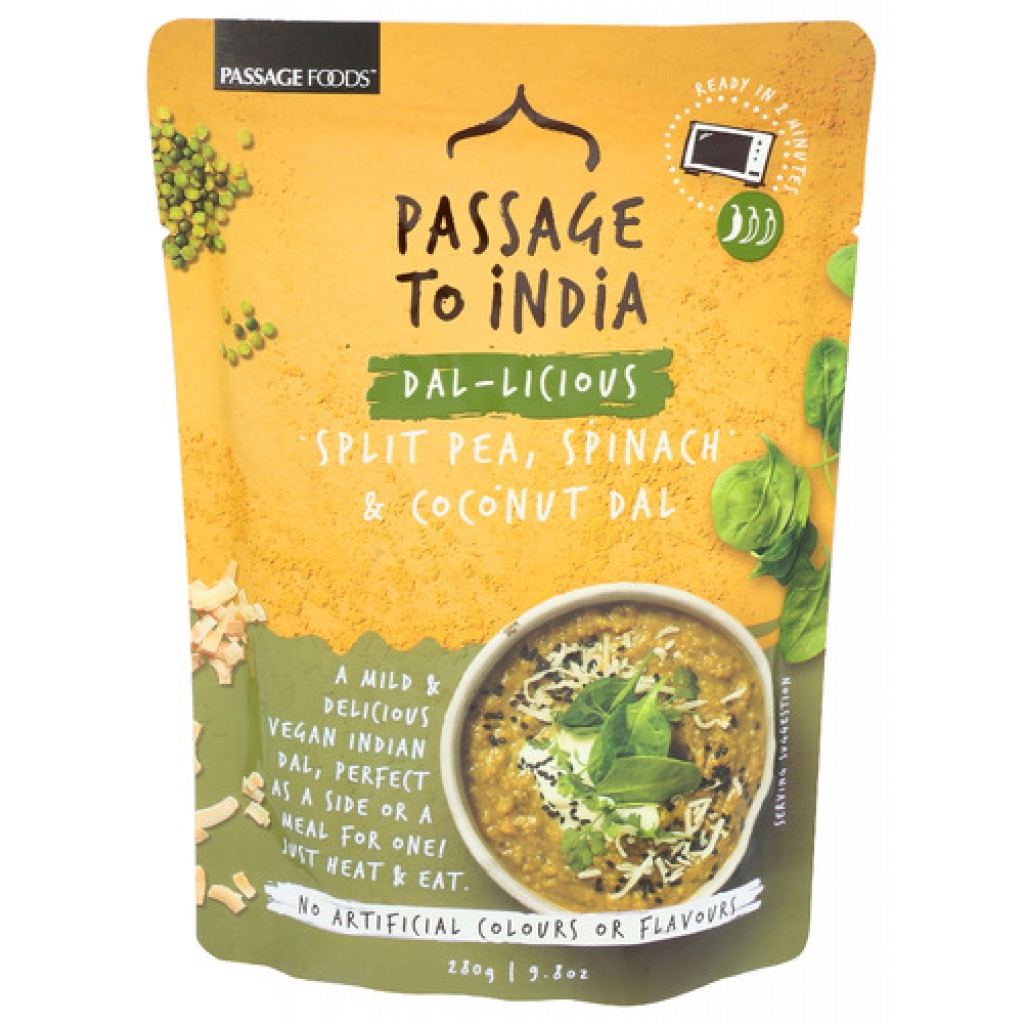 Delicious Vegan Dal with Spinach and Coconut, 9.8 oz