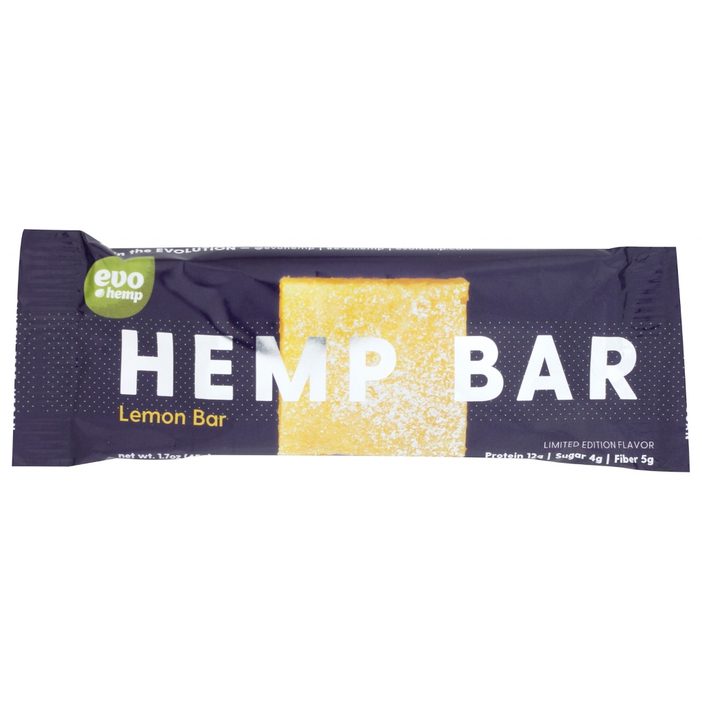 Lemon Hemp Nutrition Bar - 1.7 oz