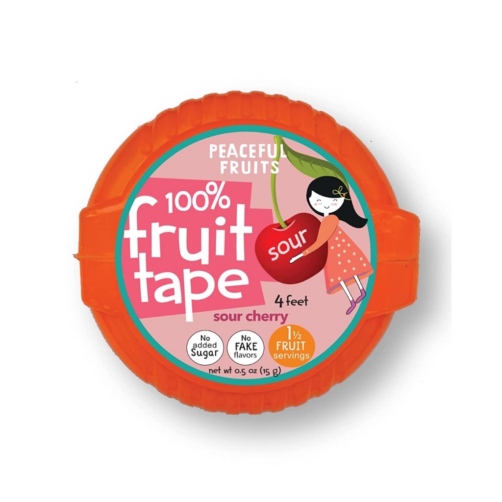 Sour Cherry Candy Fruit Tape - 0.5 oz