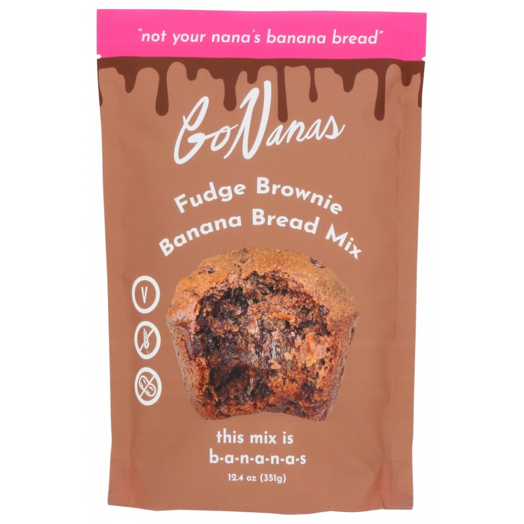 Fudge Brownie Banana Bread Mix - Easy & Delicious, 12.4 oz