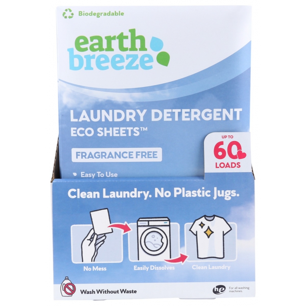 Earth Breeze Eco Laundry Detergent Sheets