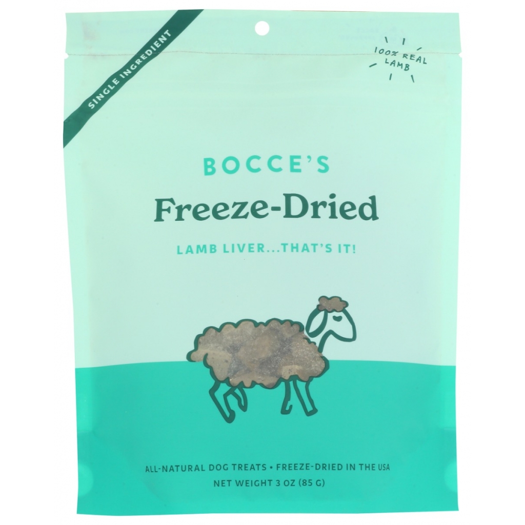 Premium Freeze-Dried Lamb Liver Dog Treats - 3 oz