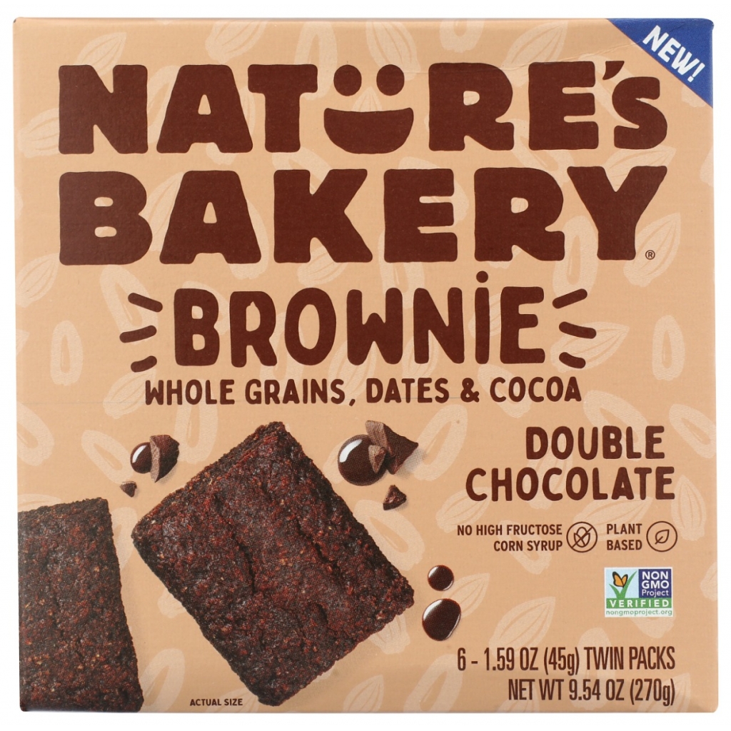 Double Chocolate Brownie Bars, 6 Count, 9.54 oz