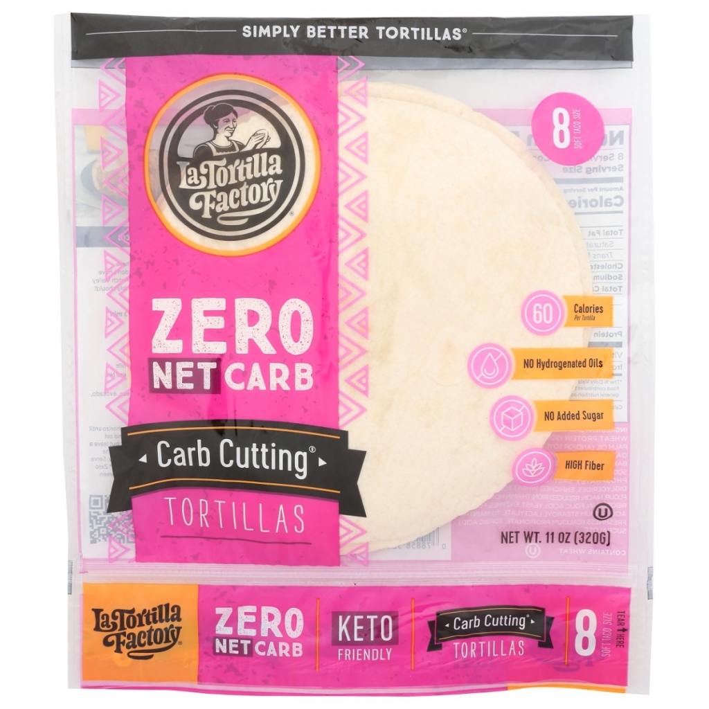 Carb Cutting Zero Net Tortillas - 11 oz