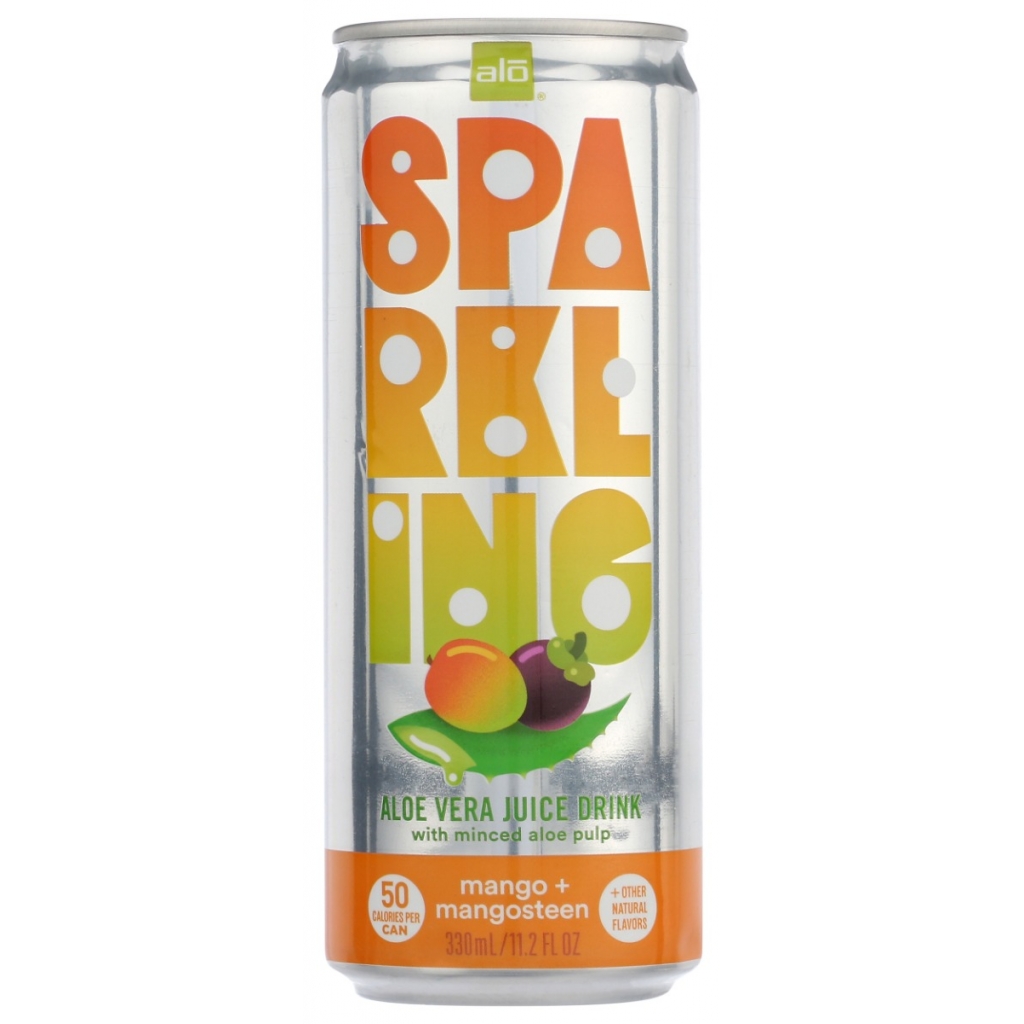 Sparkling Mango Mangosteen Aloe Vera Juice - 11.2 oz