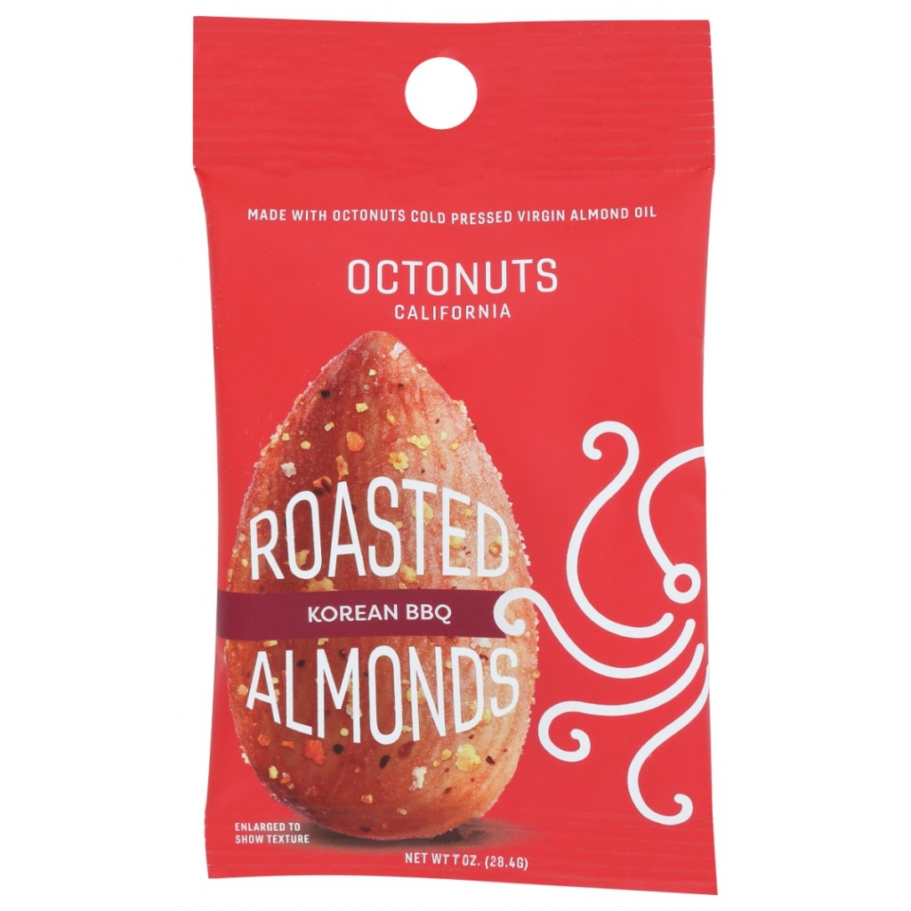 Korean BBQ Roasted Almonds - Spicy Delight