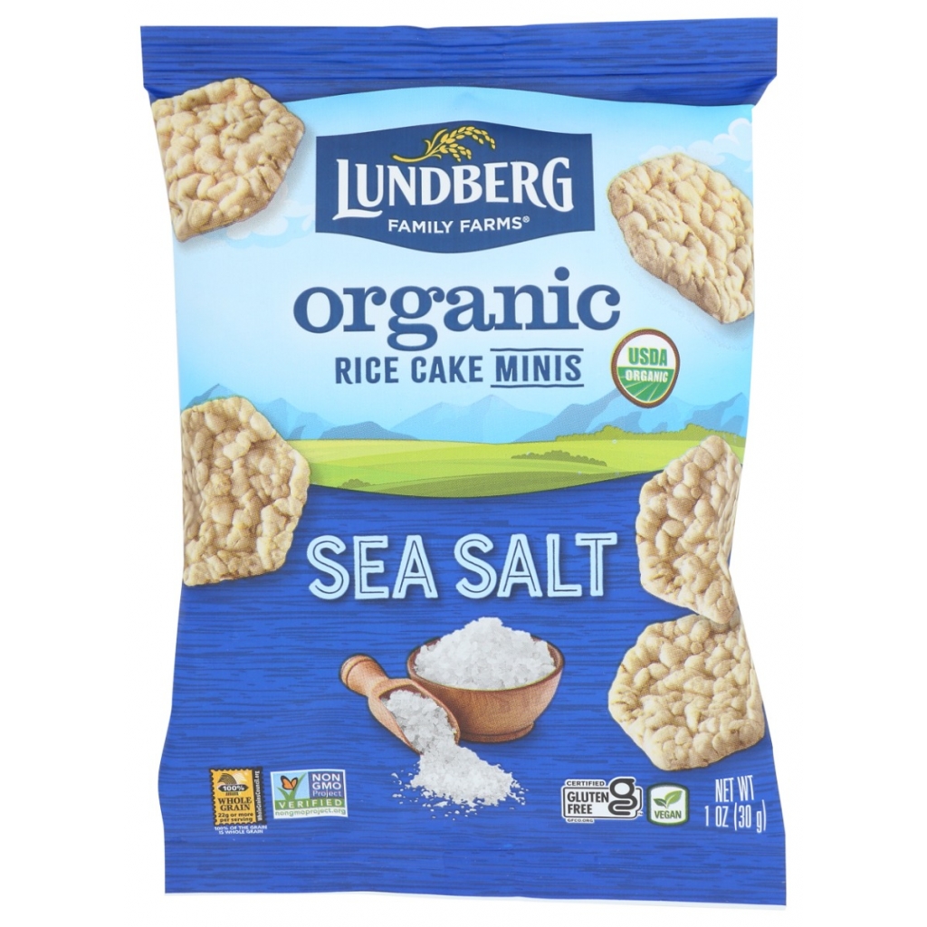 Organic Sea Salt Mini Rice Cakes, 6 oz