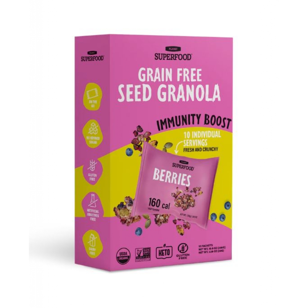 Immunity Boost Berry Seed Granola Snack, 10.6 oz