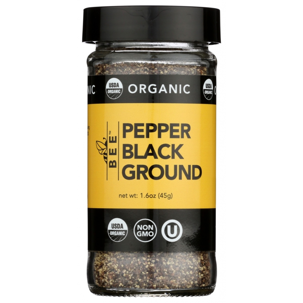 Organic Ground Black Pepper - 1.6 oz