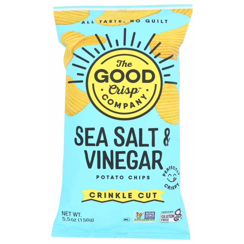 Crinkle Cut Sea Salt and Vinegar Chips