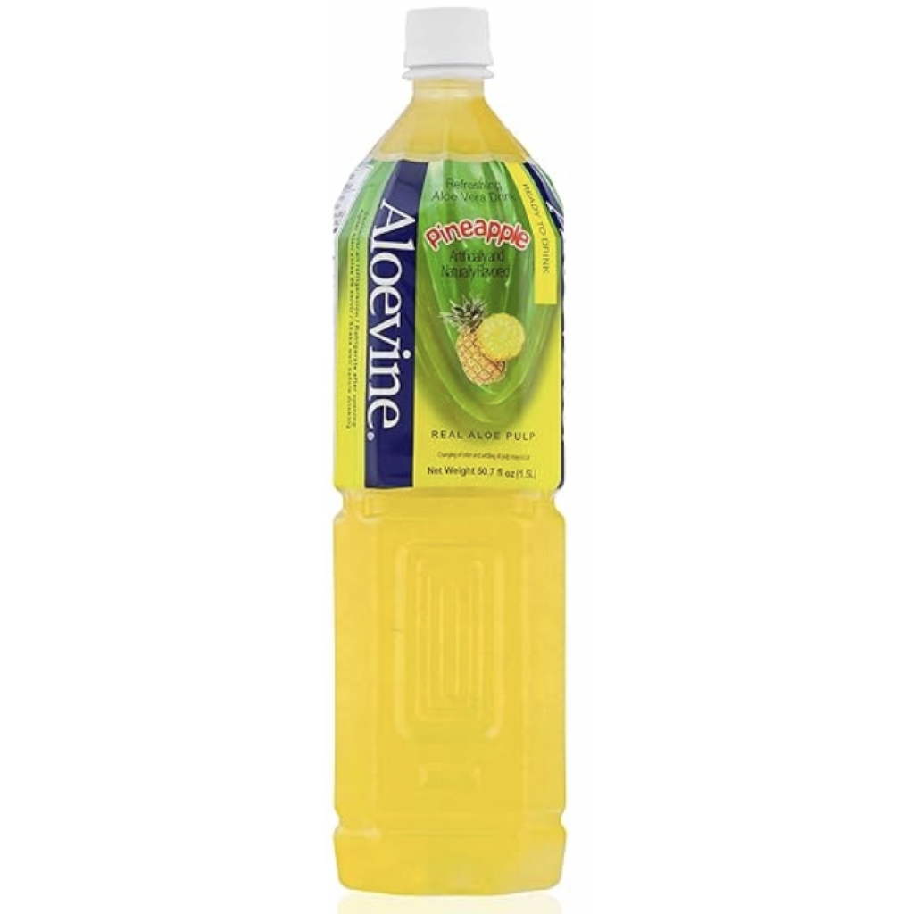 Aloevine Aloe Vera Beverage - Pineapple Flavor, 50.7 oz