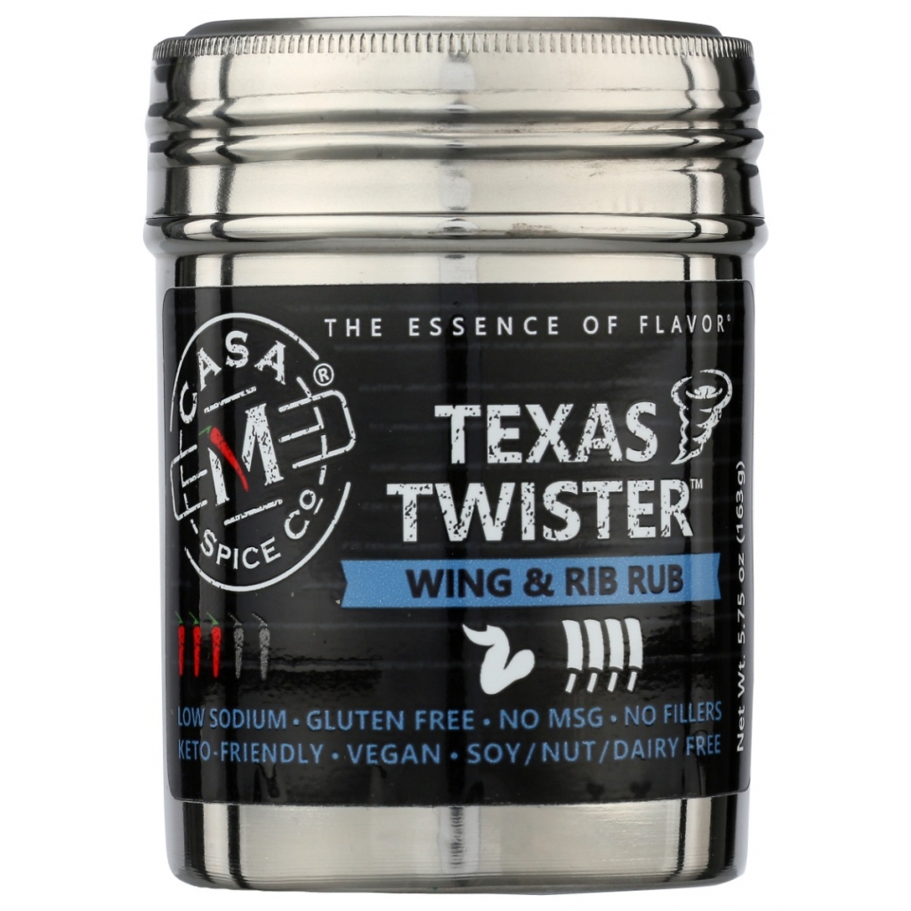 Texas Twister Wing and Rib Rub, 5.75 oz