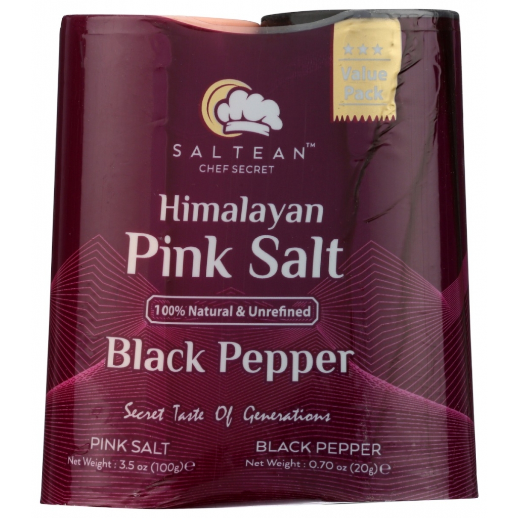 Himalayan Salt and Black Pepper Set - 3.5 oz