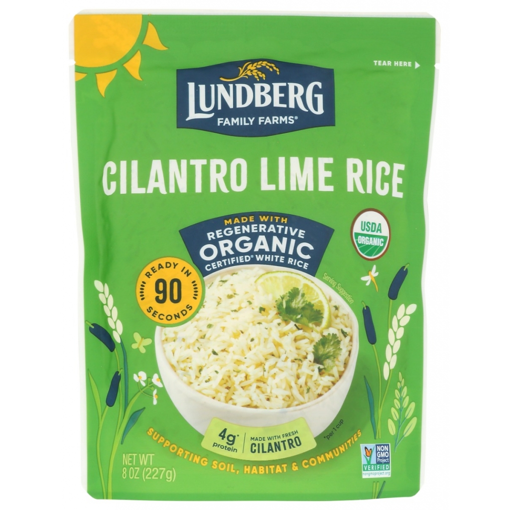 Organic Cilantro Lime Rice in 90 Seconds