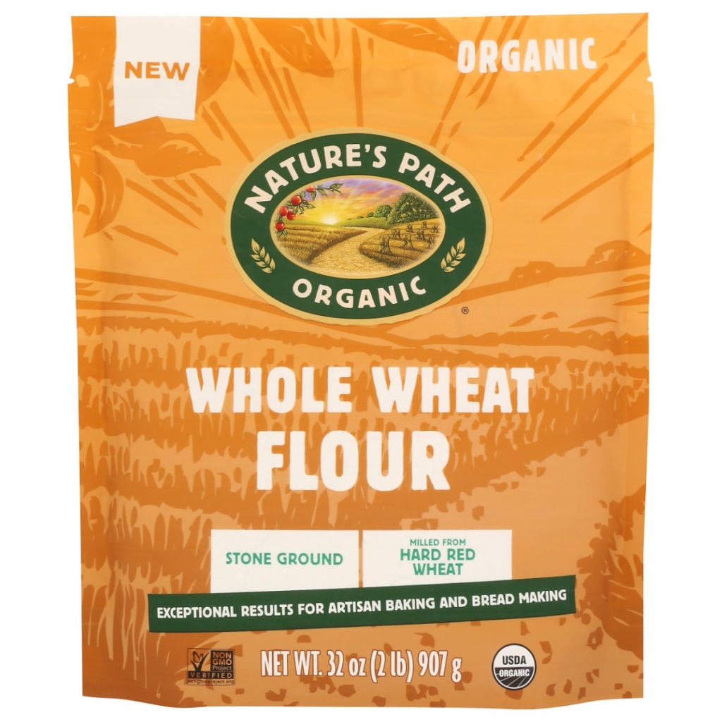 Whole Wheat Organic Flour, 32 oz