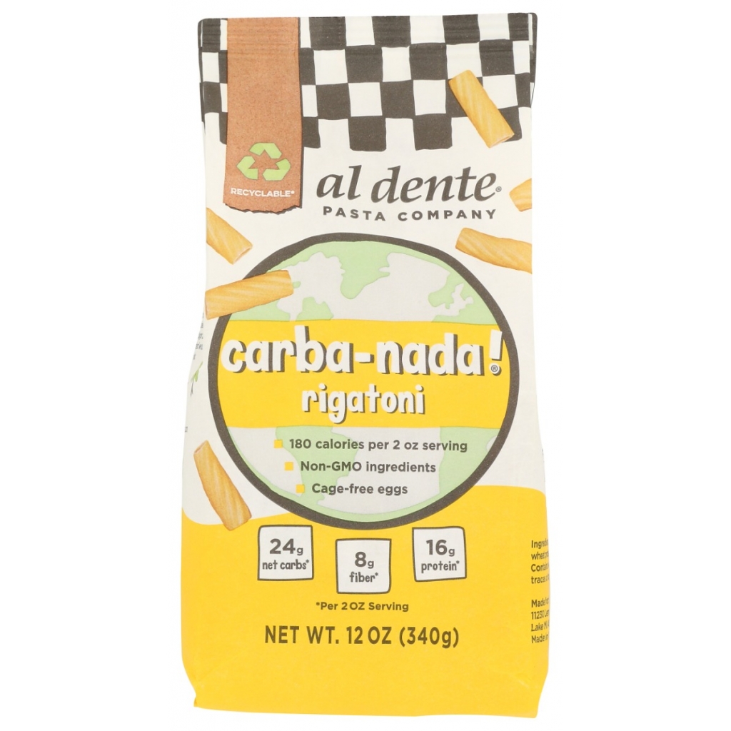 Carba Nada Low-Carb Rigatoni - 12 oz