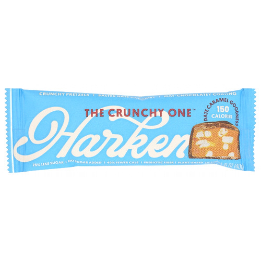 The Crunchy One: Dates Chocolate Pretzel Caramel Bar, 1.41 oz