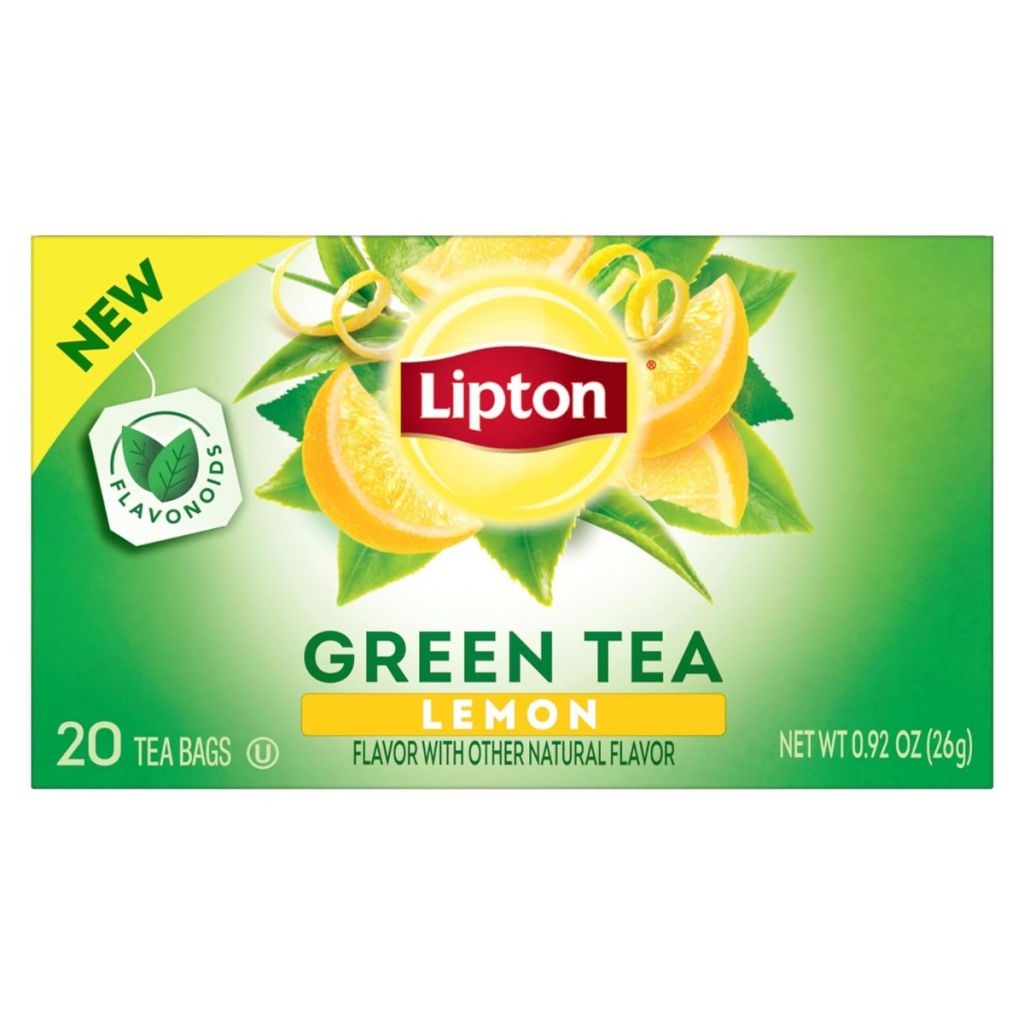 Lipton Lemon Green Tea Flavor - 20 Bags