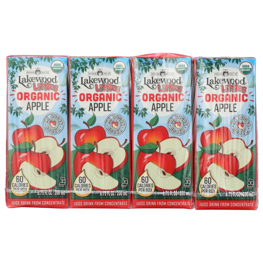 Littles Organic Apple Juice Boxes, 8Ct, 54 fl oz