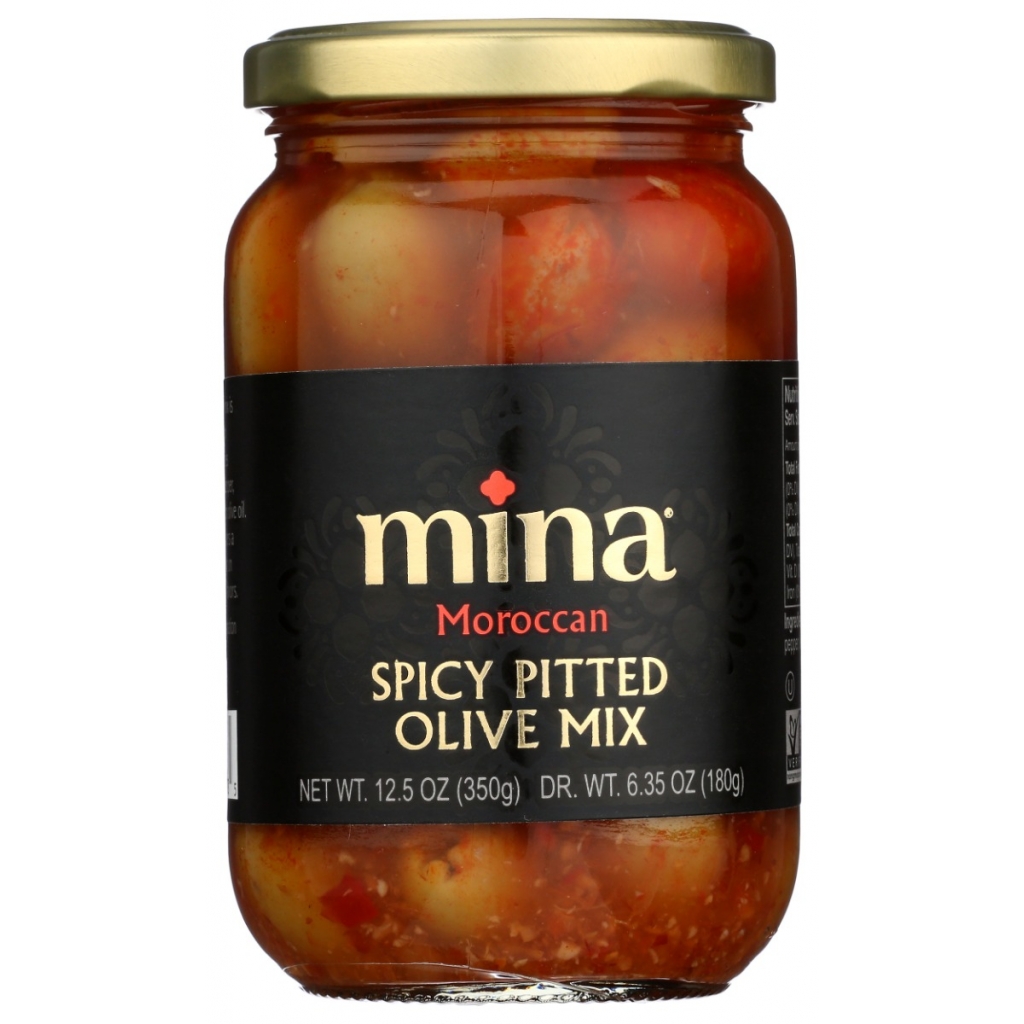 Delectable Spicy Pitted Olive Mix Inspired by Moroccan Flavors