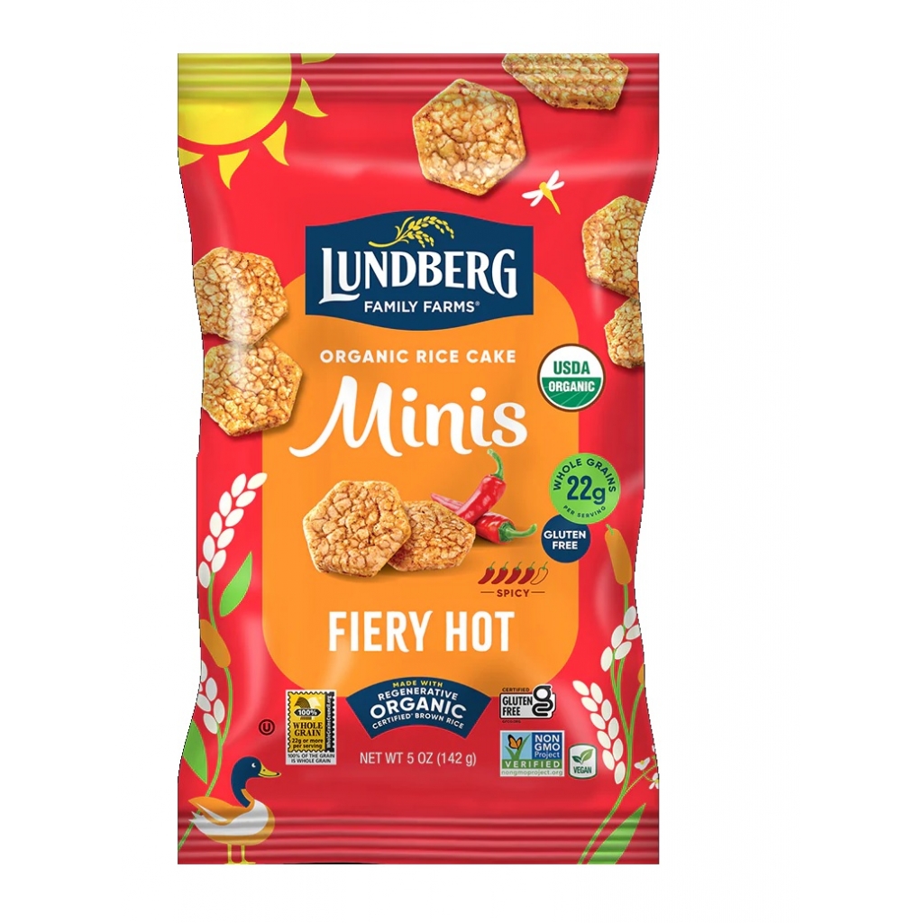 Organic Fiery Hot Rice Cake Minis, 5 oz