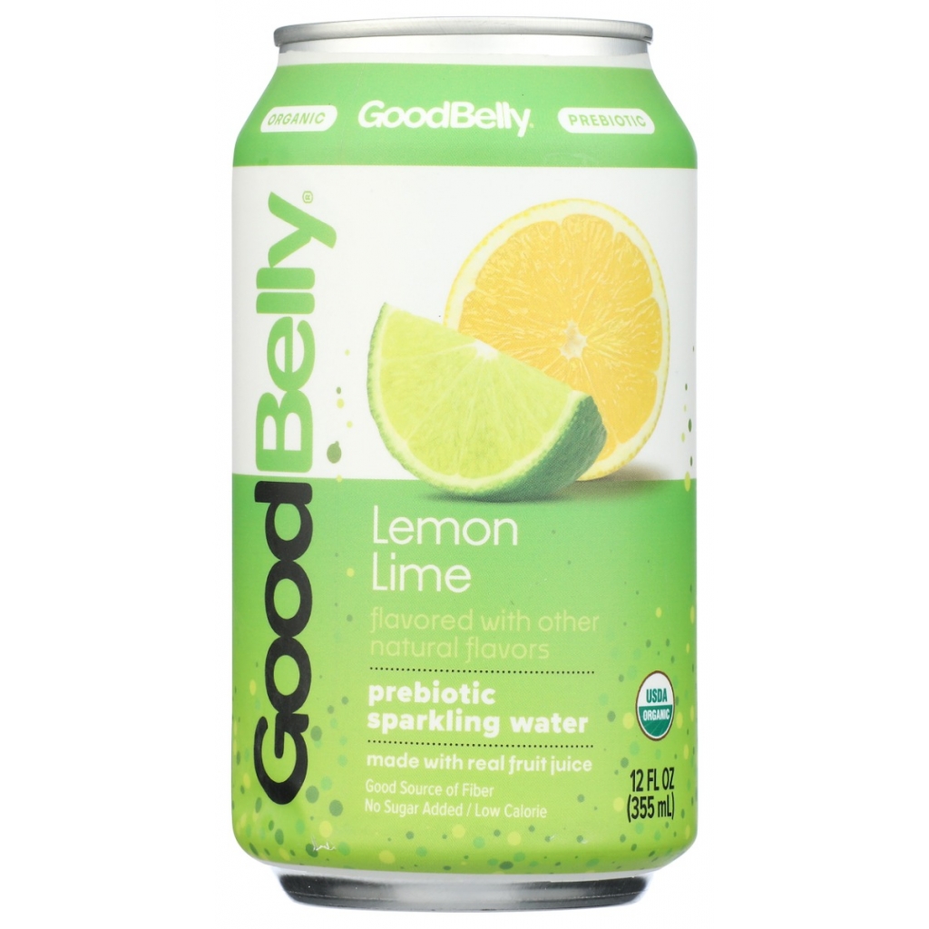 Refreshing Lemon Lime Prebiotic Sparkling Water - 12 fl oz