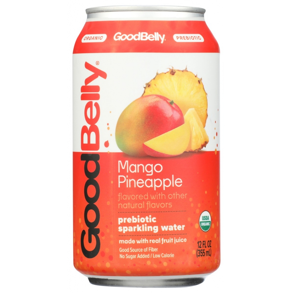 Mango Pineapple Prebiotic Sparkling Water - 12 fl oz