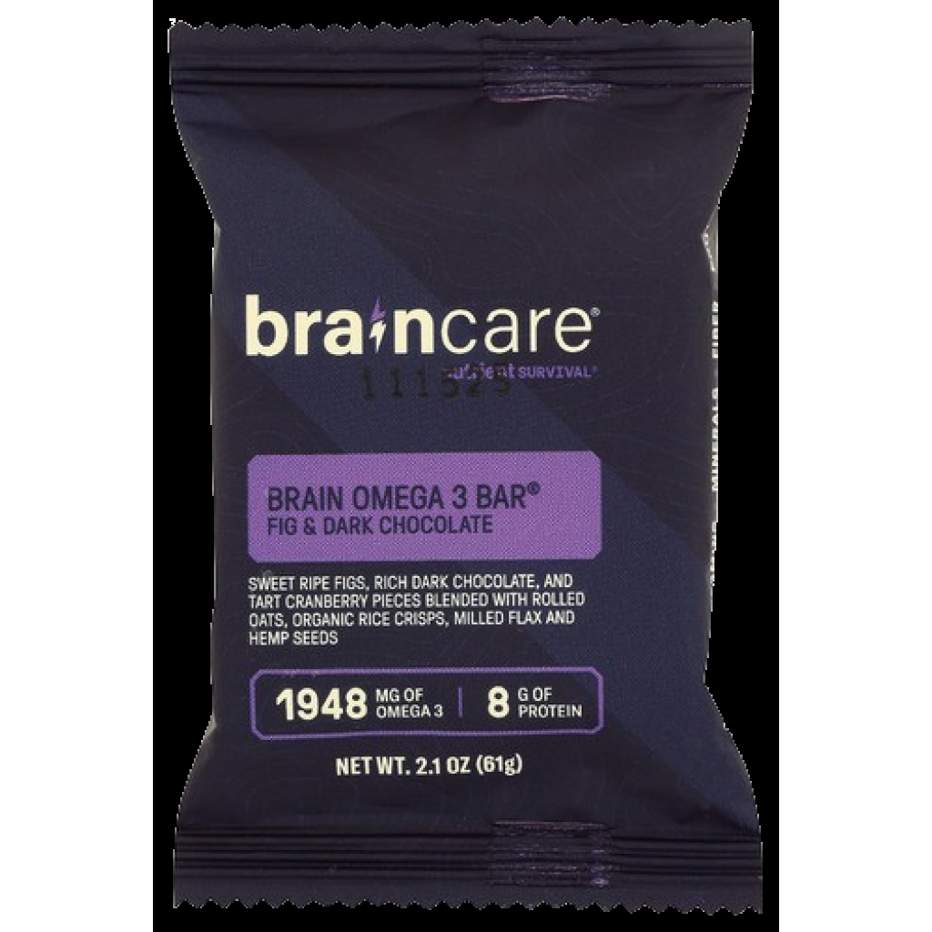 Brain Omega 3 Bar - Fig and Dark Chocolate Nutrient Bar