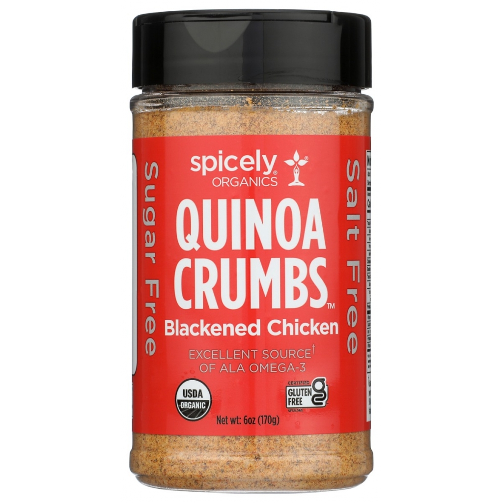 Organic Blackened Chicken Quinoa Crumbs - Wholesome Cooking Alternative