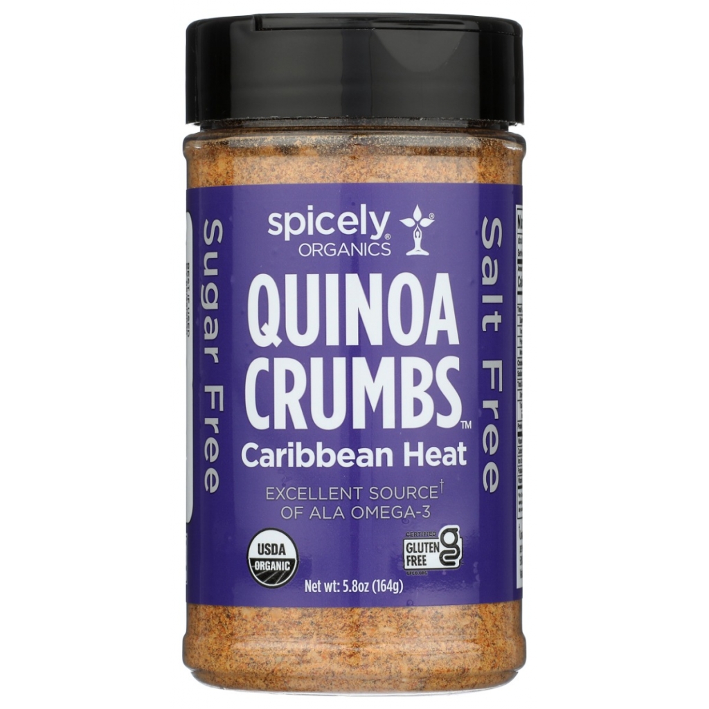 Organic Caribbean Heat Quinoa Crumbs - Healthier Bread Crumb Alternative