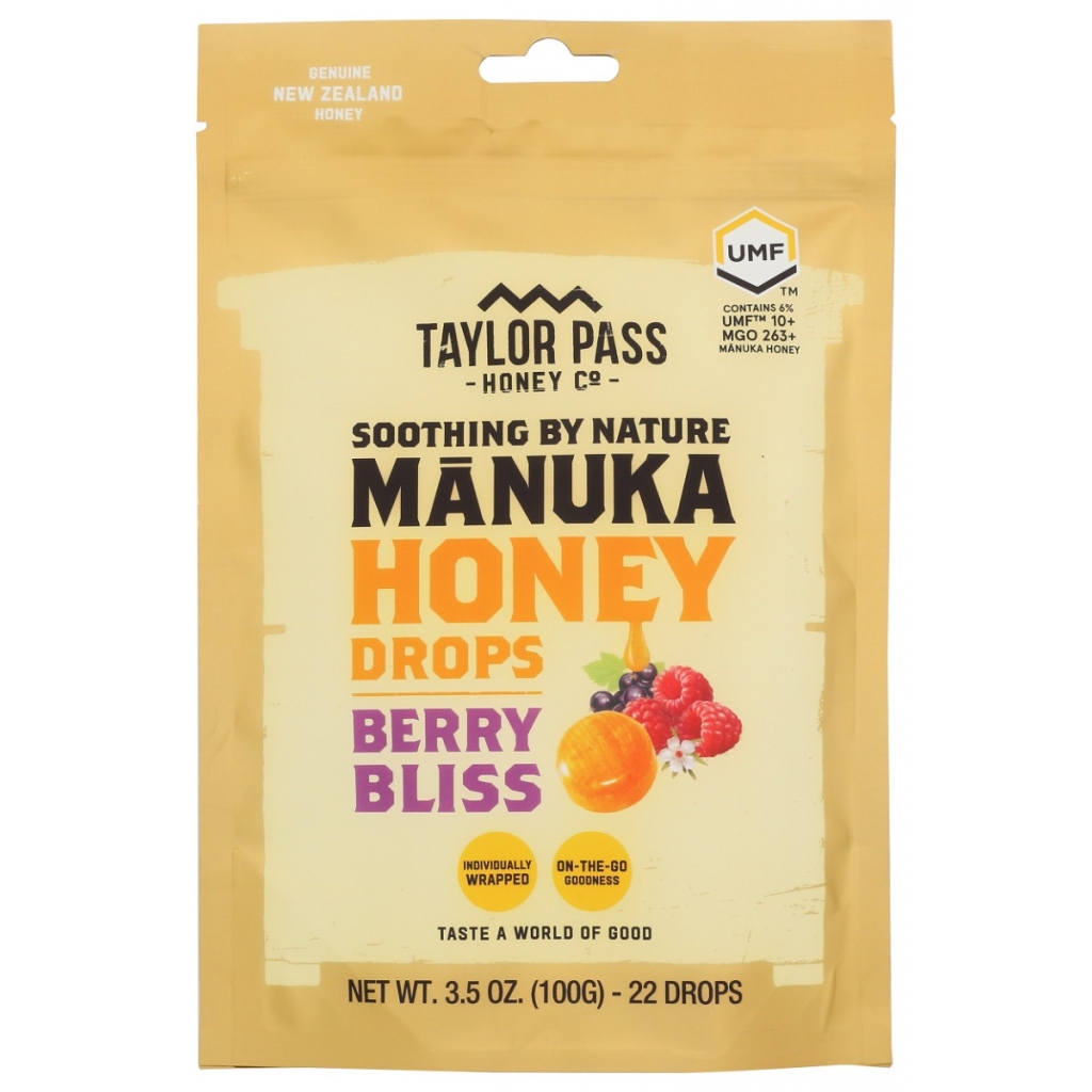 Berry Bliss Manuka Honey Drops - 3.52 oz